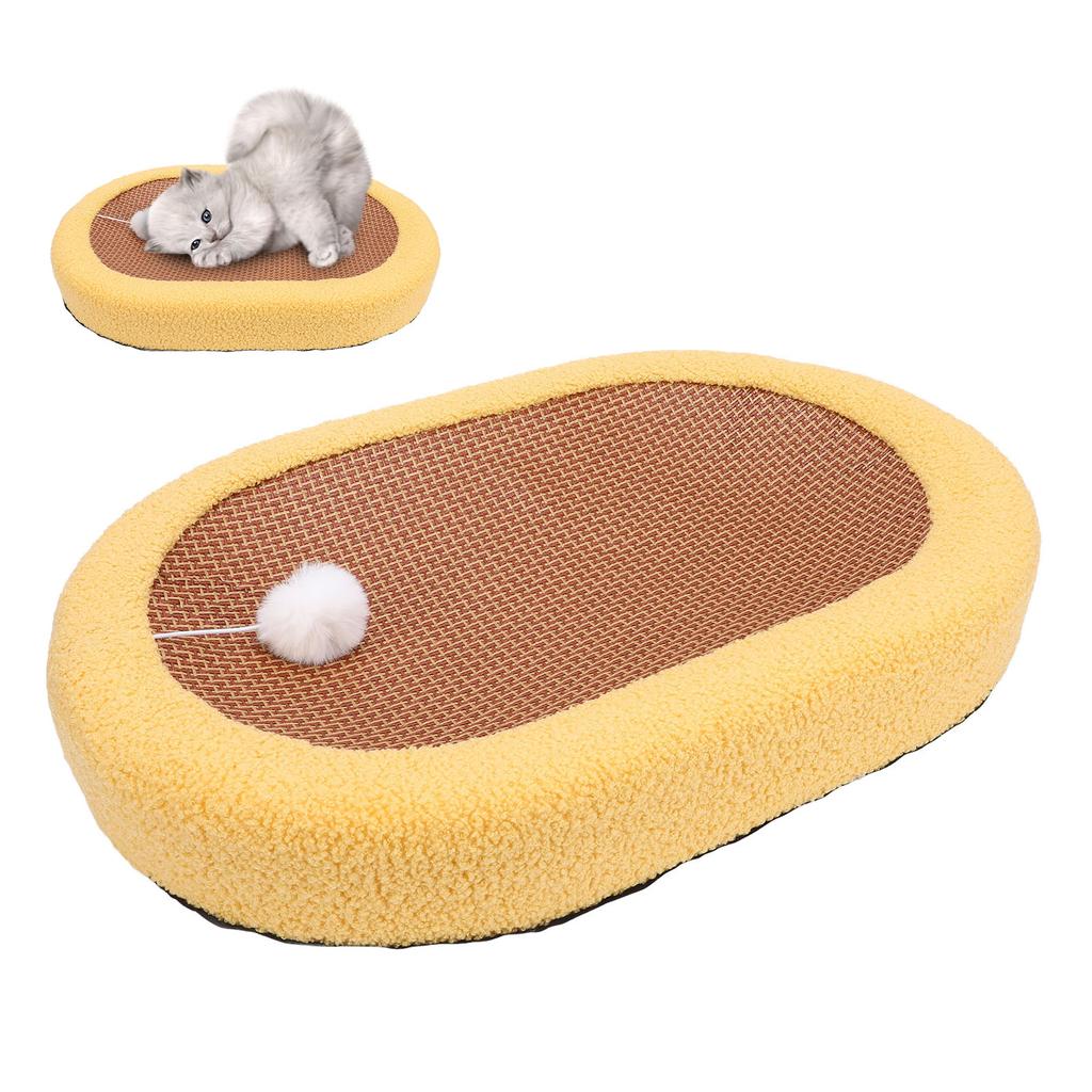 Katzenkratzbett, oval, für Katzen, Kratzbrett, Lounge-Möbel, Schutz für Katzen im Innenbereich, Schleifk