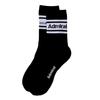 Admiral Golf Men's Line Mid Socks, Black, ADMB4B19