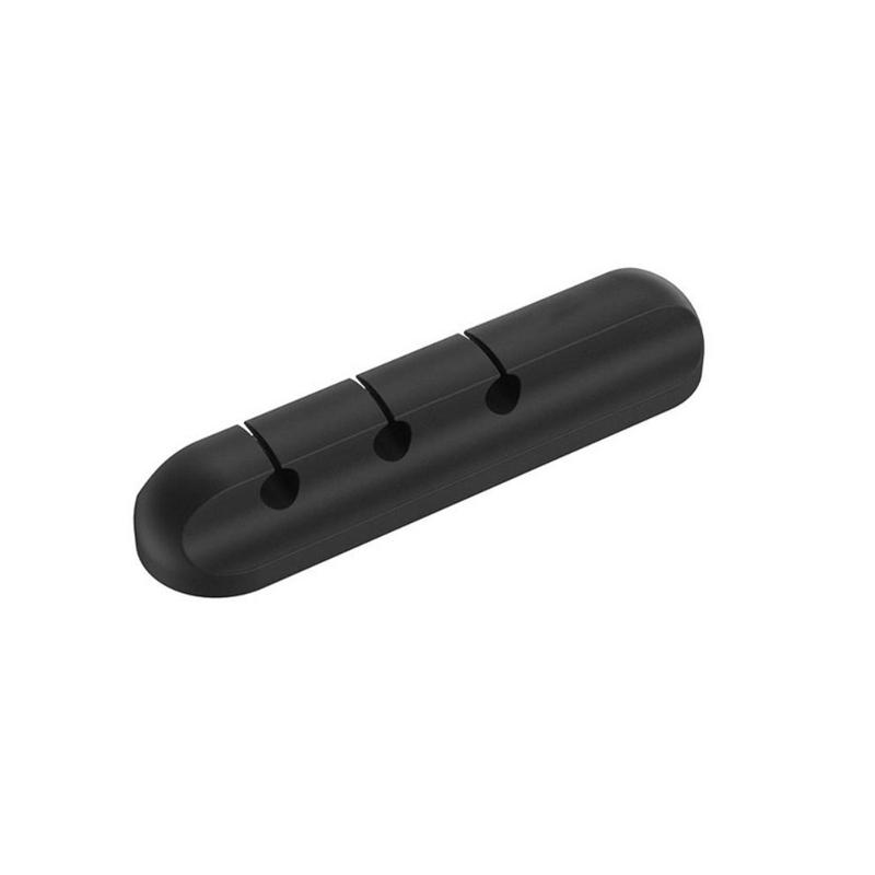 

1/3 Pcs Home Office 3/5/7 Holes Cable Holder Silicone Line Organizer Clips USB Winder Manager Splitter 1 Pcs 3 Hole