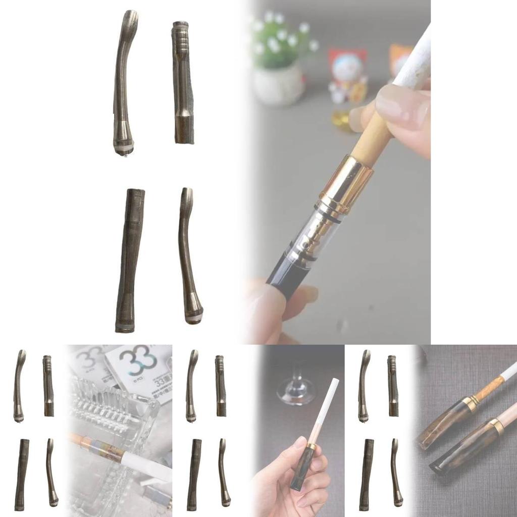 Metal Cigarette Filter With Loop Cleaning Core For Smoking Accessories