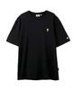 WACKY WILLY Signatur Kiki Aufnäher Kurzarm T-Shirt Schwarz