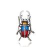 SKEDS Fashion Cute Ladybug Rhinestone Brooches For Women's Men's Clothing Insect Metal Enamel Pins Banquet Brooch Jewelry Gift