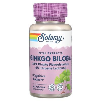 Vitalextrakt, Ginkgo Biloba, 60 vegetarische Kapseln