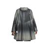 Nike Sportswear Collection SS24 Brand Logo Floral Print Fashion Waterproof Hooded Cape Men Outerwear Dark-Smoke-Gray HF0812-070