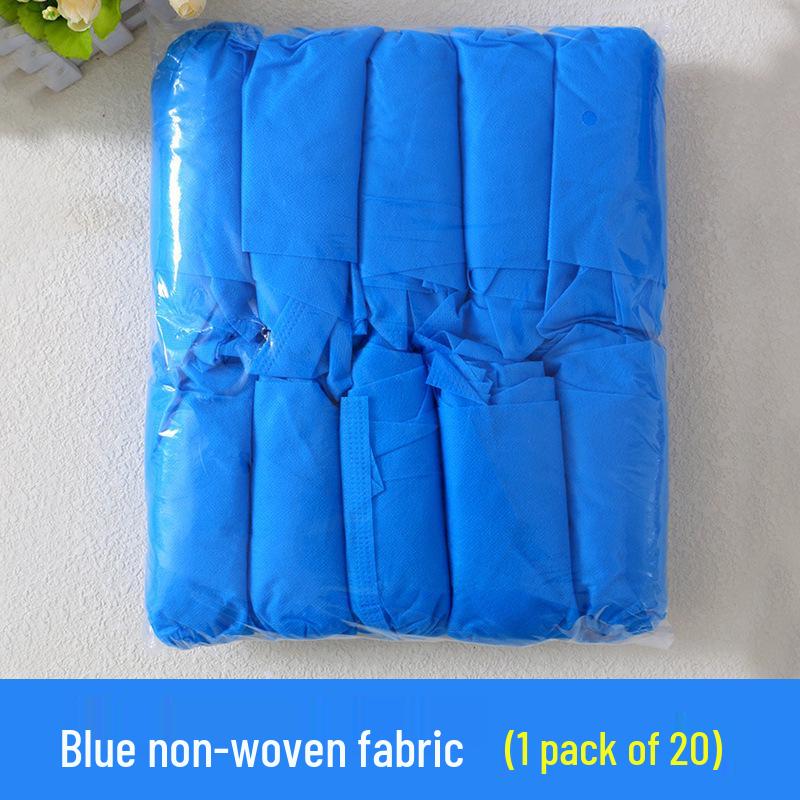 

Disposable Non-Woven Shoe Covers: Thick, Breathable, Dustproof Footwear for Indoor Use - Student & Adult Wear-Resistant Design One Size