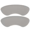 1Pair Heel Cushion Soft Shoe Pads SelfAdhesive High Heel Protector Liners Inserts(Gray )