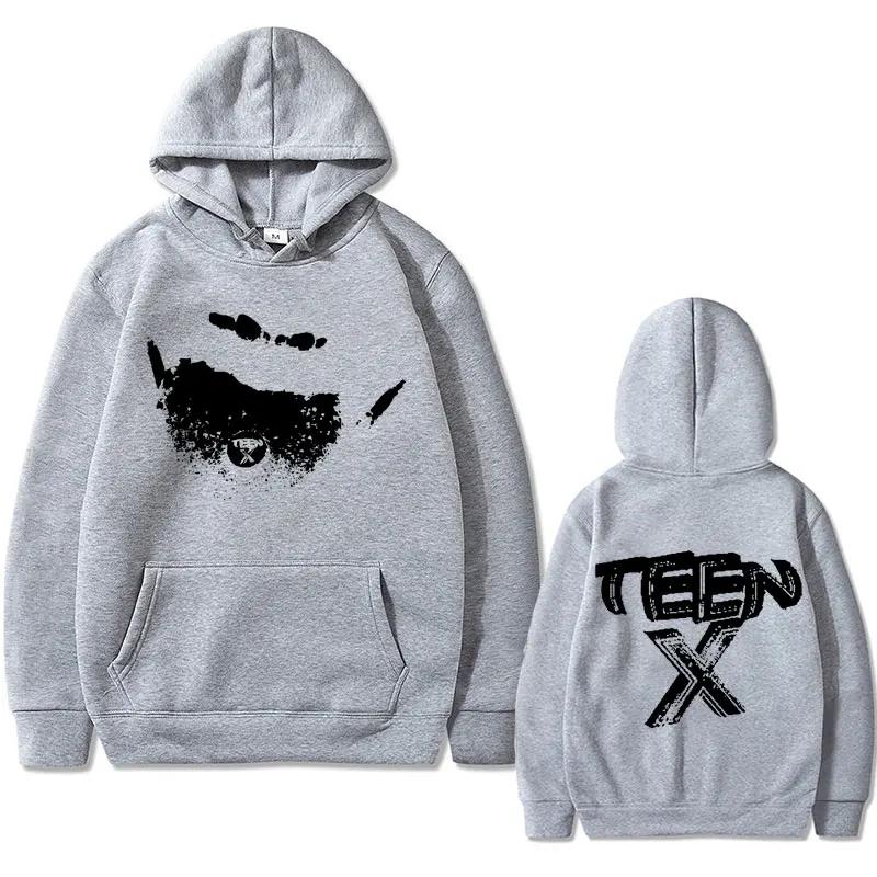 Rapper Playboi Carti Εφηβικό Φούτερ με Διπλής Όψης Εκτύπωση Μόδα για Άνδρες Γυναίκες Φλις Φούτερ Streetwear Ανδρικά Φαρδιά Φούτερ