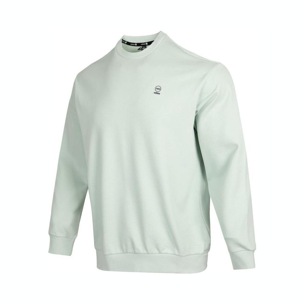 

Adidas Neo сплошной цвет с логотипом и круглым вырезом толстовка унисекс льняно-зеленый HN6641 L