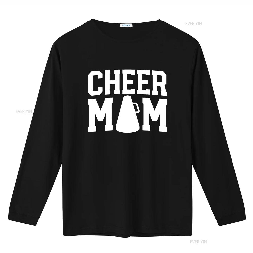 Cheer Mom T Shirt For Women Cheerleader s Mother vintage Washed Comfortable designer clothes Soft Casual homme graphic