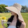 New Style, Summer UV Protection, Face Shield Hat, Shawl Neck Protection, Sun Hat, Spring Summer Sun Protection Hat, Large Brim, Fisherman Hat