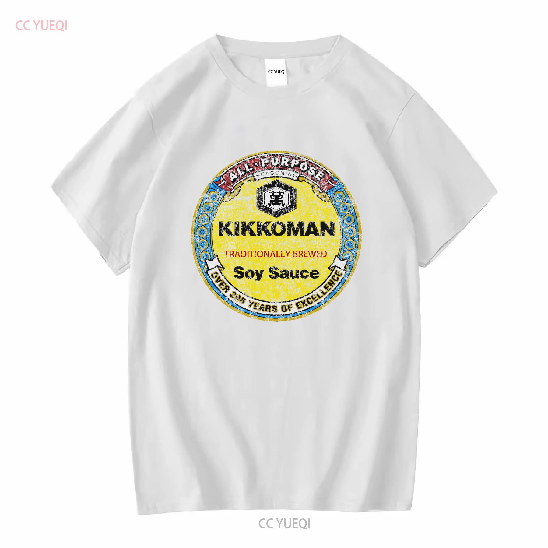 

Kikkoman Соєвий соус Сіро-зелений Великий Футболка Традиційно зварений Приправа вінтажний Потертий вуличний стиль Універсальний Зручний 4XL