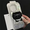 Big Headed Black Cat Circular Dots Phone Case for Xiaomi Poco X5 X7 M6 Pro X6 X3 NFC C75 C71 C65 C61 Back Silicone Shell Cover