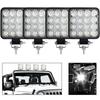 12V Waterproof Led Work Light Bar Square Spotlight 48W Work Light Headlight For SUV Truck Off Road Night Driving Light