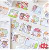 1 adet/1 lot Maskeleme Bantları yazı kutusu Yapışkan Ayı Dekoratif Yapışkan Scrapbooking Kendin Yap Kağıt Japon Çıkartmaları