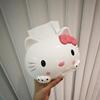 Sanrio Hello Kitty Cartoon Cute Tissue Box Creative Kawaii Living Room Dining Room Bedroom Decoration Car Toilet Paper Box Gift