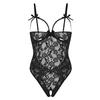 European and American new sex underwear, female lace sexy hollow open suspender sex suit