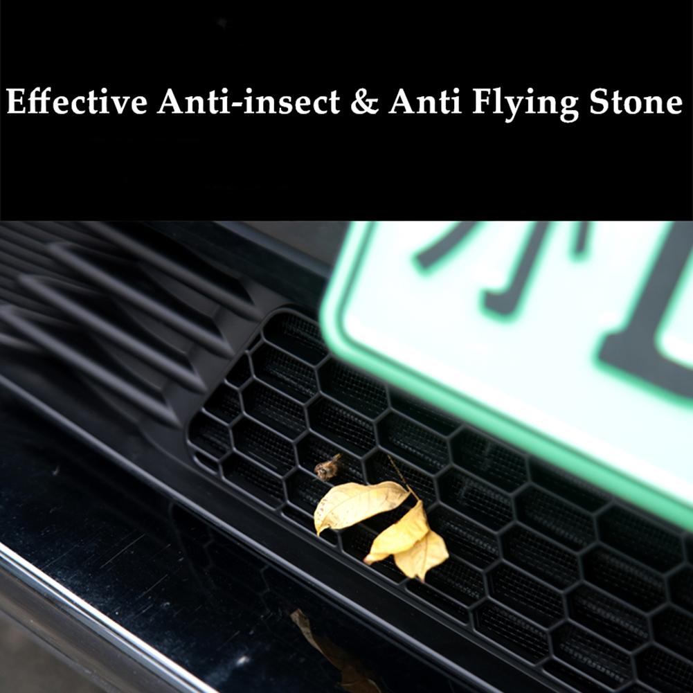 Front Mesh Grille Grid Guards Dust Proof Front Air Inlet Vent Grille Protective Cover Anti-Dust Compatible for Tesla Model Y