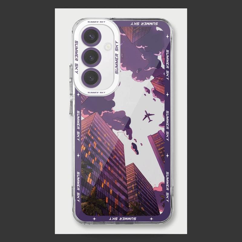 

Landscape Summer Sky phone Case for Samsung Galaxy A13 A14 A15 A23 4G 5G A24 4G A25 A33 A34 A53 A54 A73 5G Matte for Galaxy A13 4G