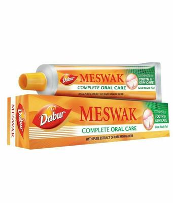 5 x Meswak Zahnpasta 100 g ayurvedischer Extrakt aus der Miswak-Pflanze