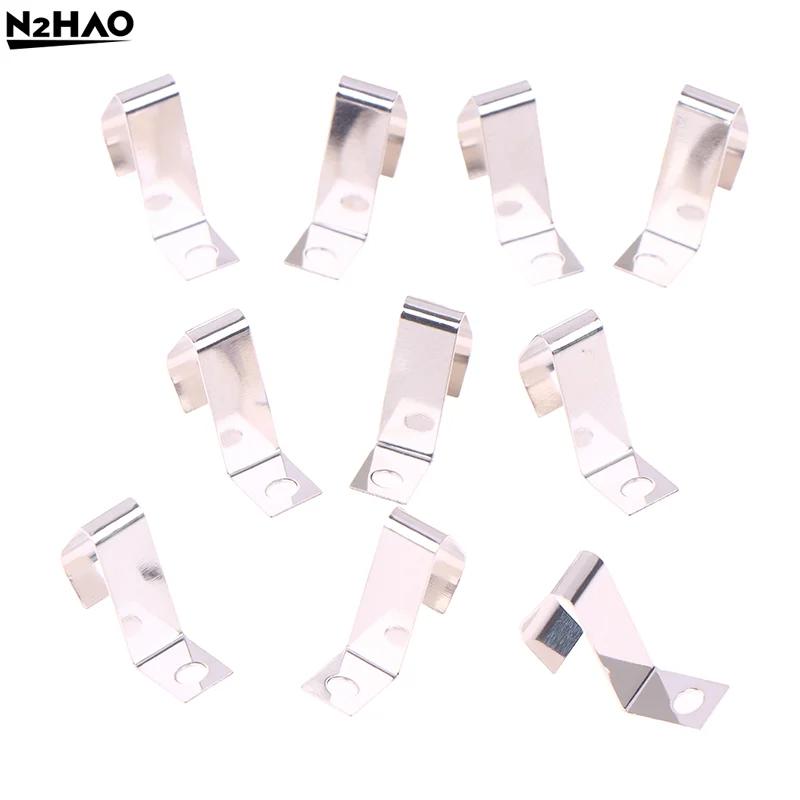 10PCS Silver 5231 SMT Battery Contact For A, AA, CR2, CR123A, 9 Volt Battery Leaf Spring Contact Battery Contact