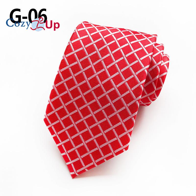 New Classic Men's Plaid Checks Silk Tie Necktie