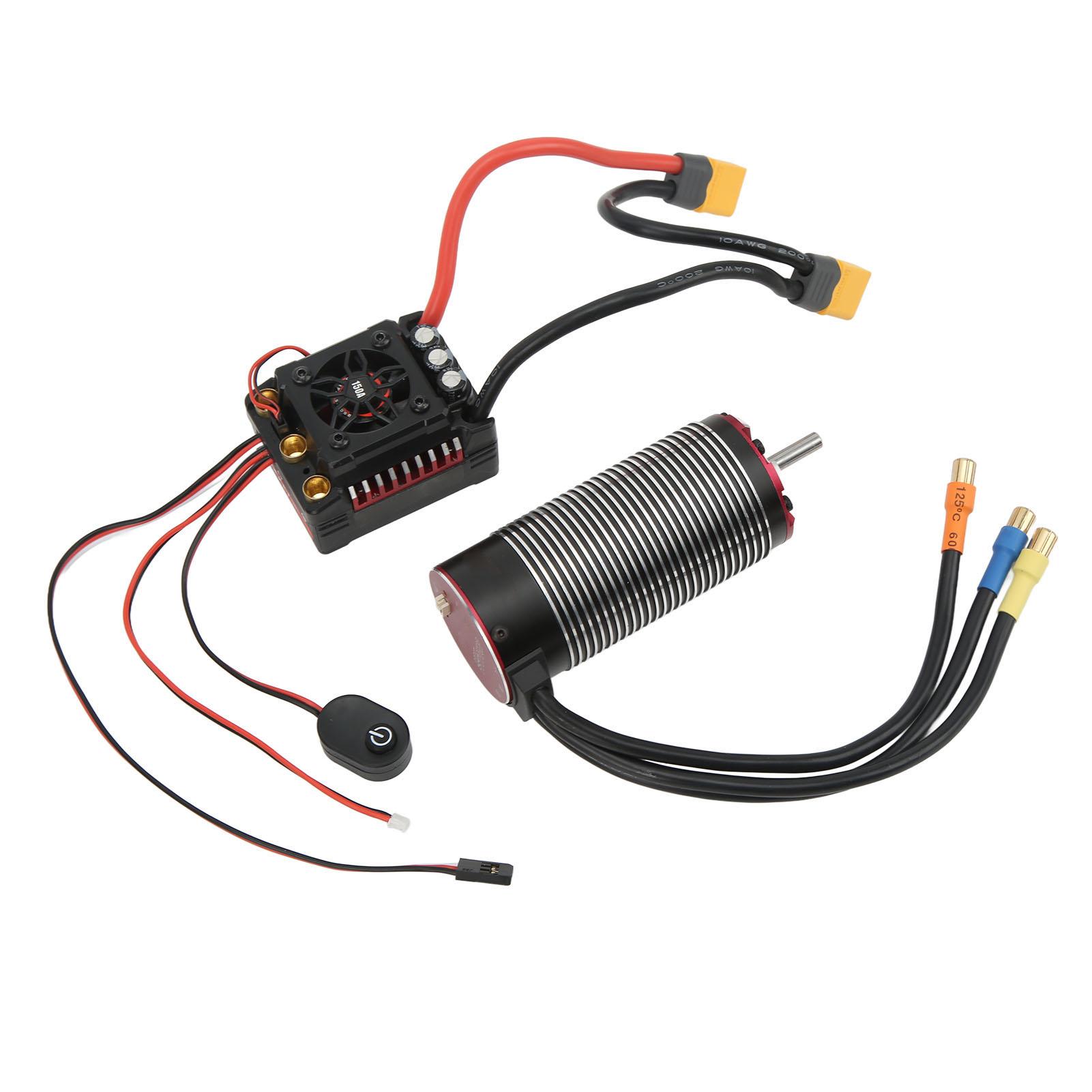 

4292 1780KV 4-полюсний роторний безсенсорний безщітковий двигун з температурним інтерфейсом, водонепроникний, 150A ESC