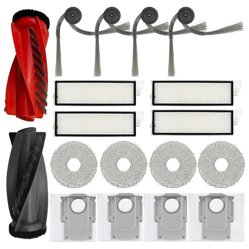 

A65T-Replacement Parts Accessories Kit For Roborock Qrevo Curv Robot Vacuum Main Side Brush Hepa Filter Mop Cloth Dust Bags