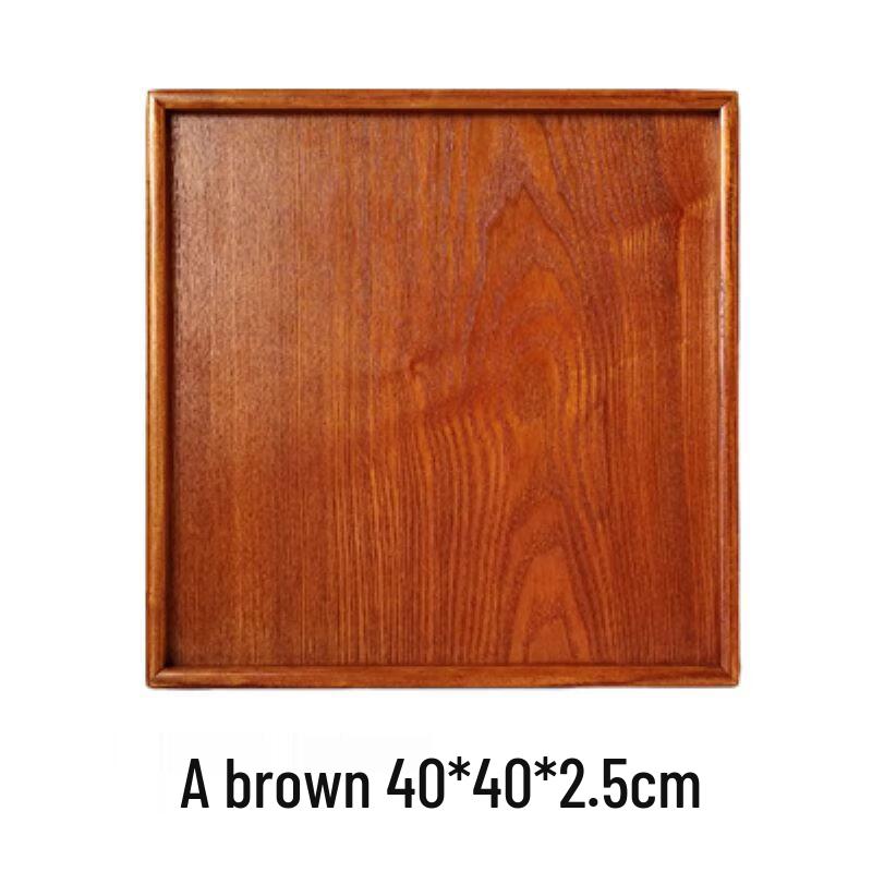Japanese Style Square Wooden Hotel Tray