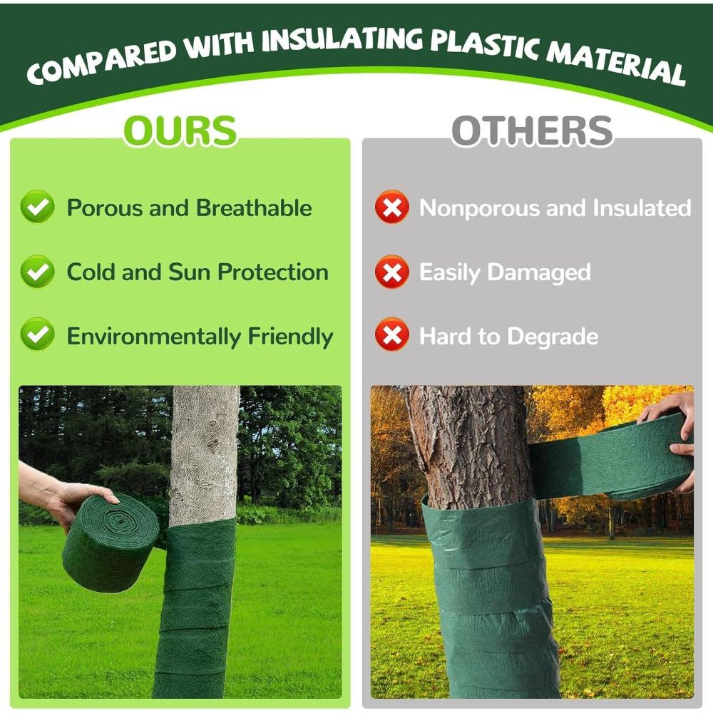 Tree Protection Bag Cold Protection Trunk Wrapping Plant Bandage Bark Shrub Antifreeze Insulation Belt