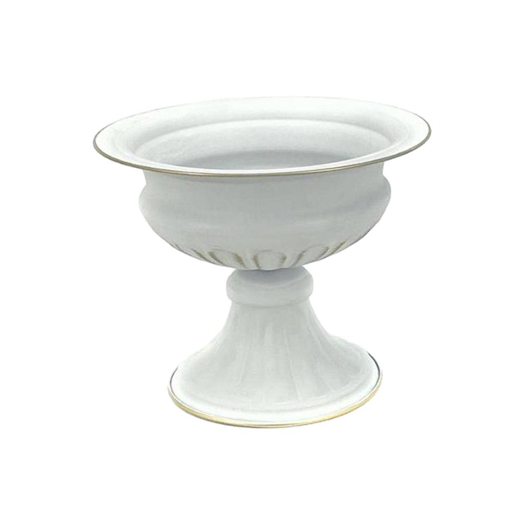 Flower Vase European Style Metal Flower Pot Floral Arrangement Planter Vase for Tabletop Bar Holidays Living Room Anniversary