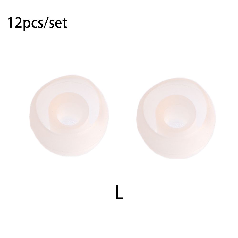 

6Pairs Lightweight Headphone Earphone Silicone Eartip Cover Eartips Earbuds Caps Ear Pads M