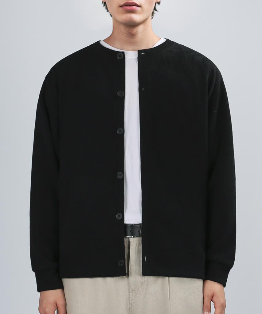 Veryvain Gaff Tex Round Cardigan (Black)