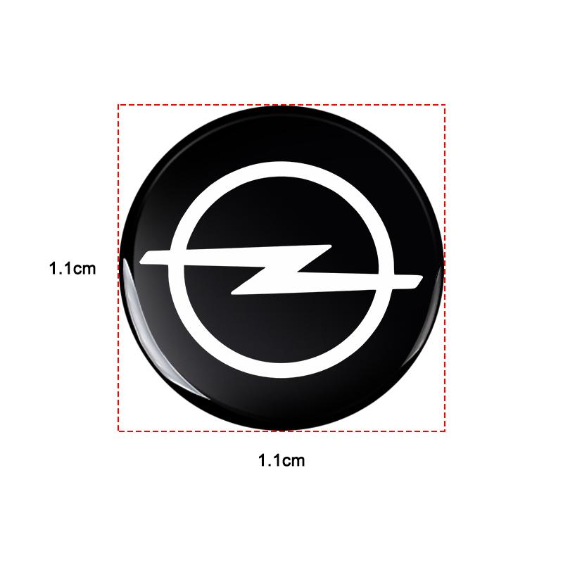 2/5/10/20Pcs Car Aluminum Remote Key Emblem Stickers For Opel Astra j Insignia Astra g Corsa Zafira b Mokka Vivaro Meriva