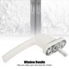 Aluminum Alloy Door Window Handle with Round Base for Flat Opening Plastic Steel Door Window