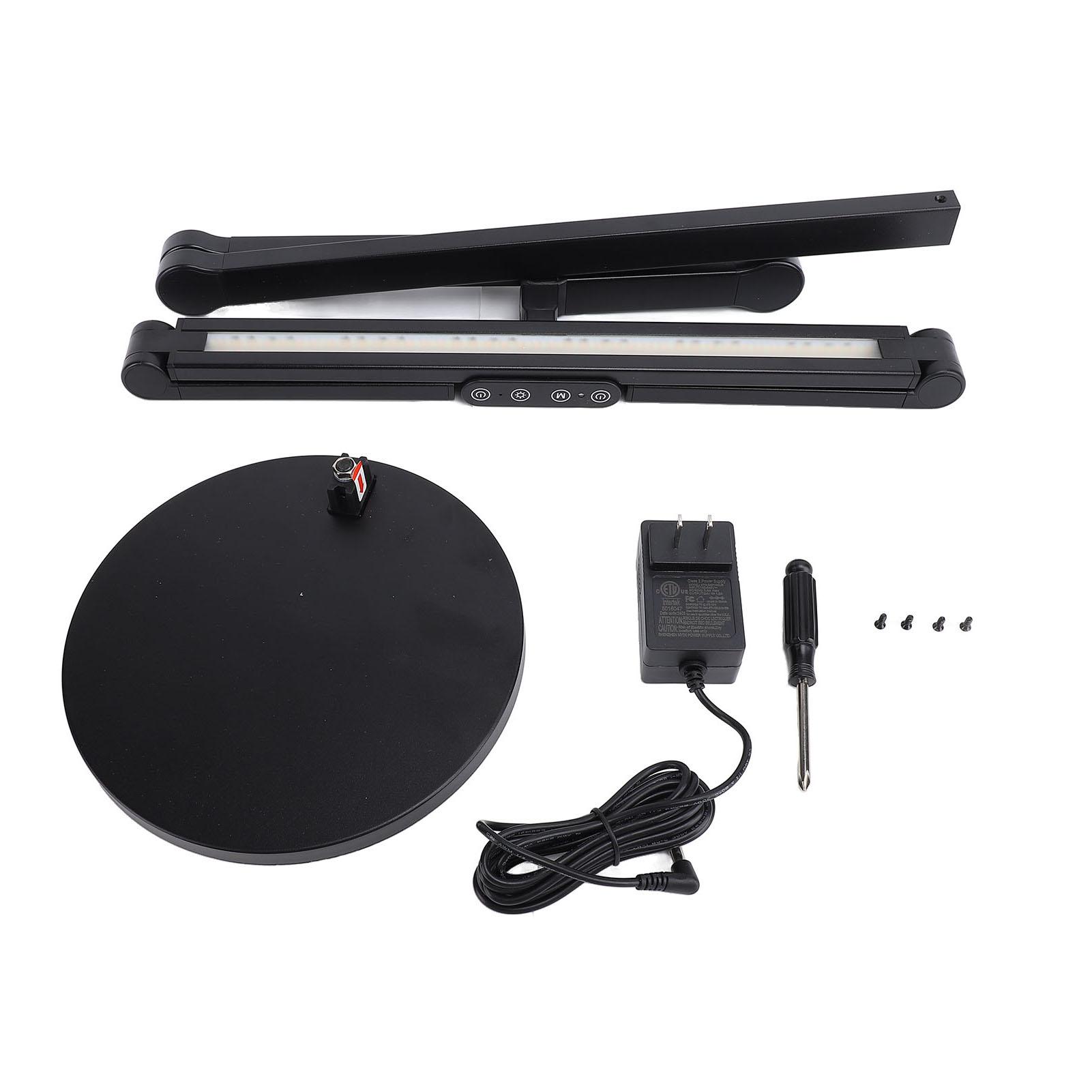 

Настольная лампа с регулируемым углом наклона 3000-6500K, плавная регулировка яркости, самоадаптация, дружественная глазам, настольная, офисная