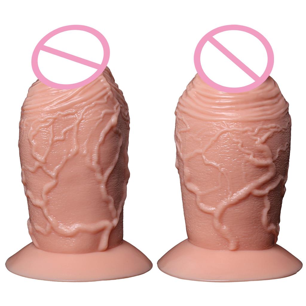 Dilated Anal Device  Super Thick  Egg Free Fake Penis  Egg Free  Simulated Penis  Large Mushroom Head  Masturbator Female Adult Sexual Product