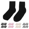 4 Pairs Gel Socks Reusable Moisturizing Socks Soft Solid Color Elastic Casual Gel Lining Socks for S