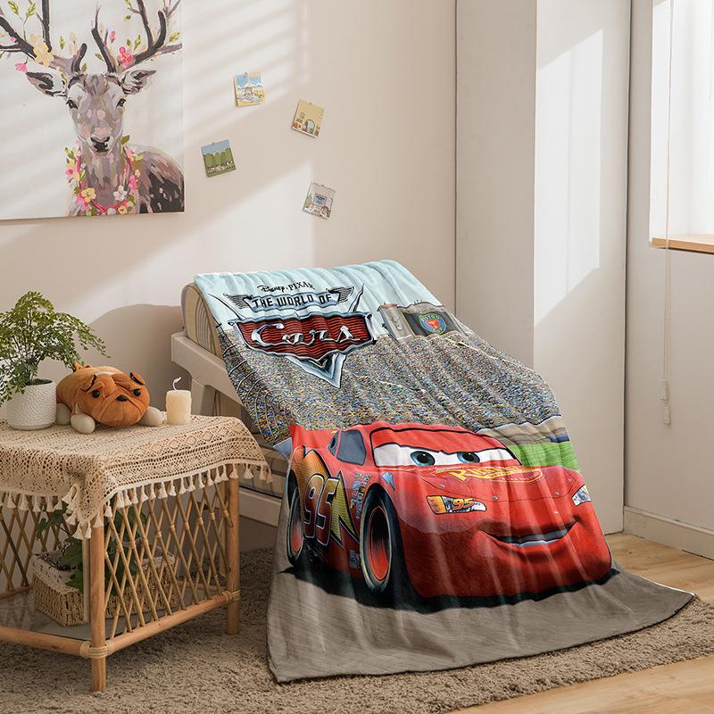 Cars Double Sided Flannel 3D Digital Printed Blanket Blanket