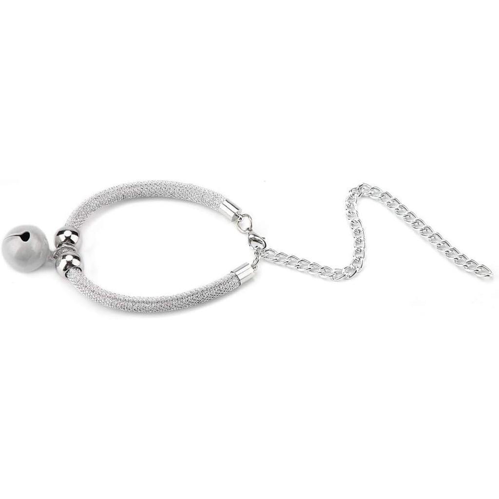 Japanese Pets Cat Collar Adjustable Kitty Kitten Necktie Nylon Necklace Grooming Accessories Pet Supplies with Bell Extension Chain for Wedding Party