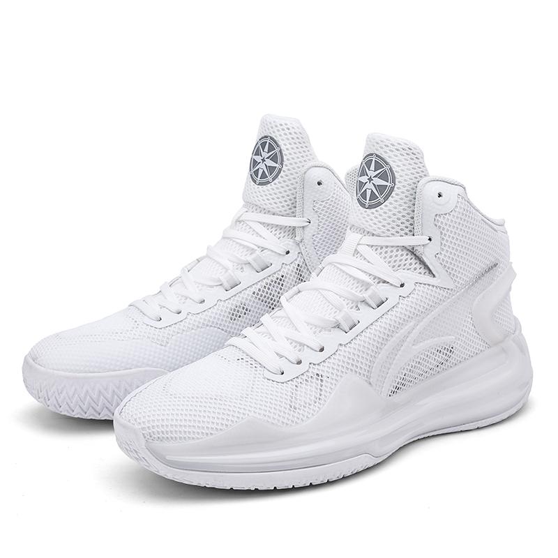 Neuer rutschfester Grip langsames Epizentrum, um Sportschuhen Schülern atmungsaktive Netzoberfläche professionelle Kampf-Basketballschuhe zu helfen