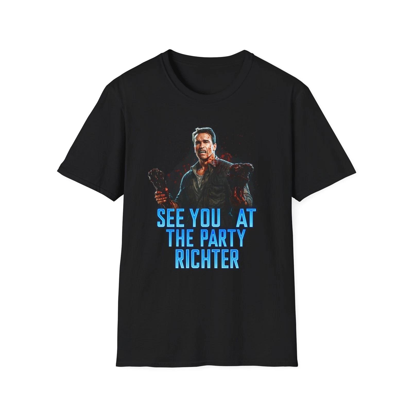 Total Recall Unisex T-Shirt, See You at the Party Richter, Sci-Fi Movie Fan Tee M
