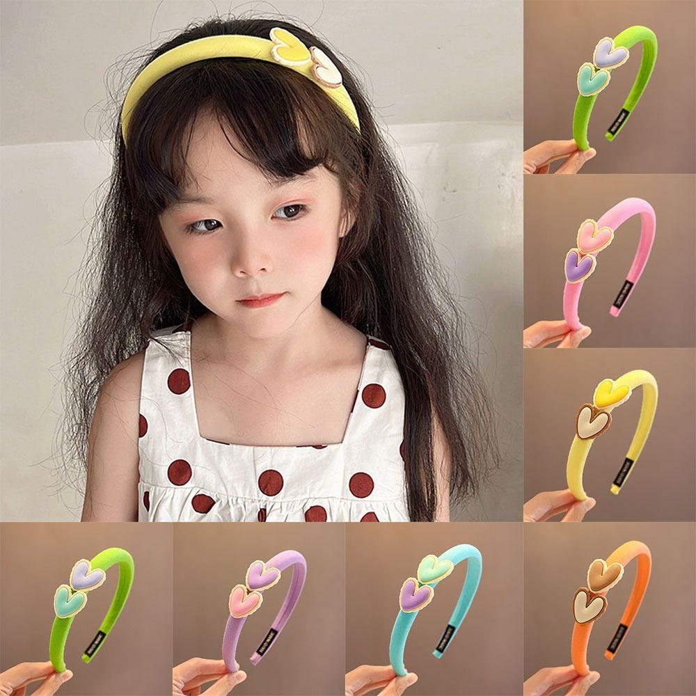 

Candy Color Children Love Hear Hairband Love Hear Sweet Kids