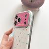 Large Window Color Polka Dot iPhone 15/14 Compatible, 17/16 PRO MAX Drop-proof Case