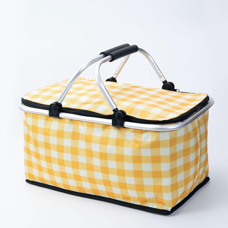 Isolierter Faltbarer Picknick- & Einkaufskorb - Outdoor, Camping, Takeaway-bereit
