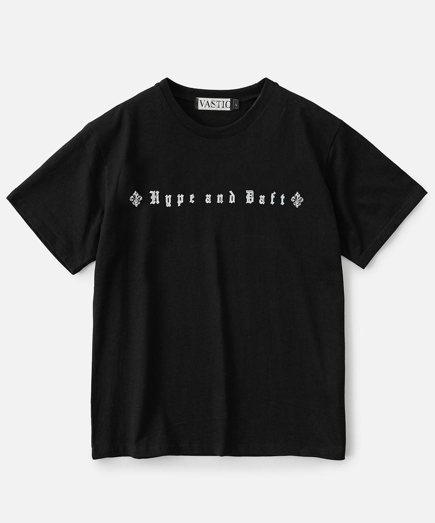 VASTIC Lettering T-Shirt_Black