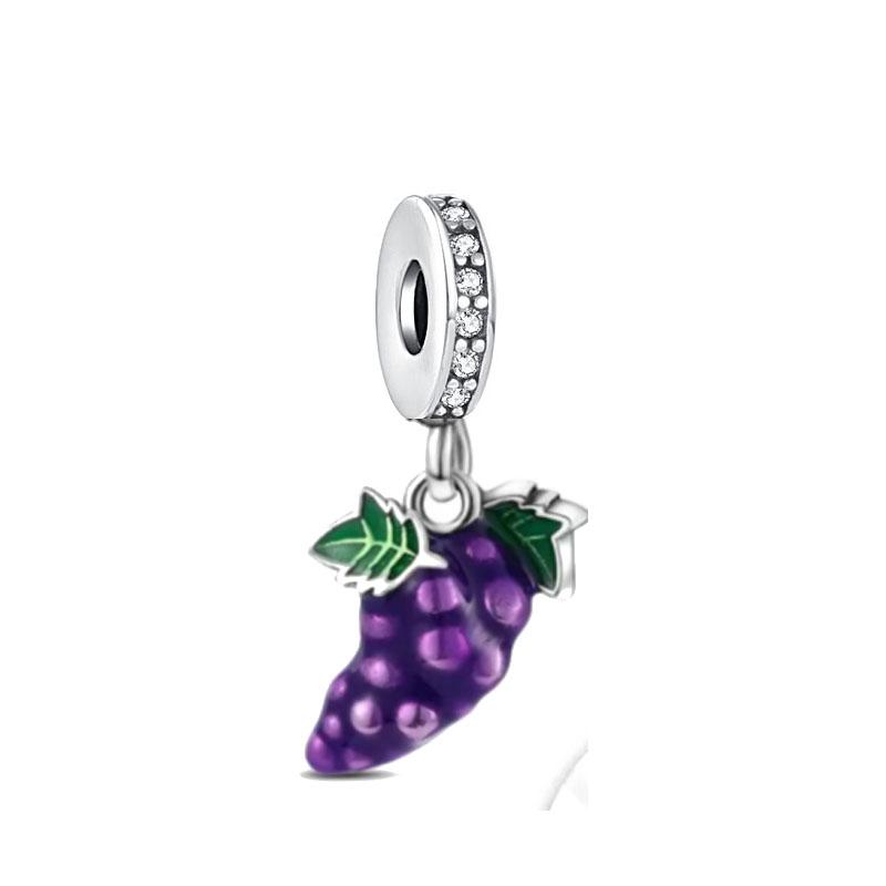 Springs Flower Series Copper Bird Hibiscus Tulip Charm Bead Fit Women Original Bracelet Jewelry For Gift