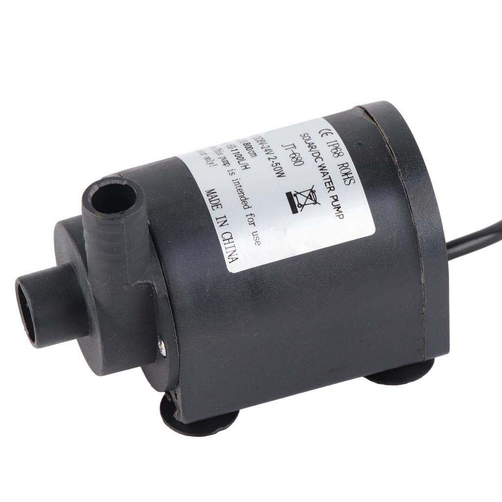 DC 24V 1100L H Oběhové čerpadlo horké vody Solární bezkartáčový motor 7m výtlak