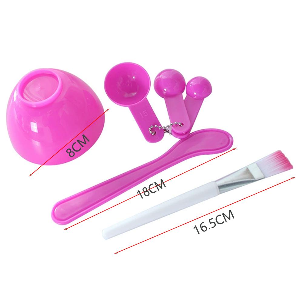 

Пластиковая миска для косметической маски 4 в 1 своими руками для женщин и женщин, косметический инструмент, кисть для смешивания с палочкой, набор кистей