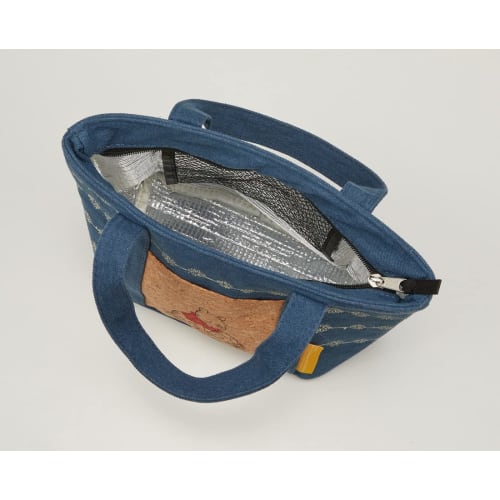 Skater Denim Cooler Bag with Cork Pocket, Disney Winnie the Pooh Daisy Chain Design, KBCO3-A