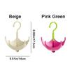 2Pcs Punch Free Umbrella Rotation Coat Hanger 5 Claw Bag Hooks  for Home